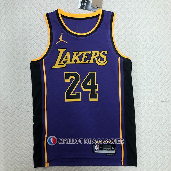 Maillot Los Angeles Lakers Kobe Bryant NO 24 Statement 2022-23 Volet